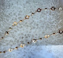 Load image into Gallery viewer, Lover's light Heart Chain Necklace