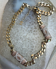 Load image into Gallery viewer, Chanel Golden and Pink Vintage Necklace