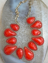 Load image into Gallery viewer, Handcrafted Bohemian Statement Teardrop Necklace