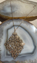 Load image into Gallery viewer, Golden Filigree Statement Necklace