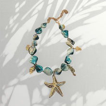 Load image into Gallery viewer, Blue Starfish Necklace