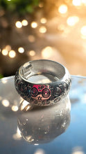 Load image into Gallery viewer, Cosmic Vibes Silver Bangle Bracelet