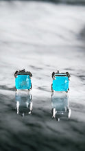 Load image into Gallery viewer, Ocean Sparks Paraiba Stud Earrings