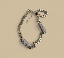 Load image into Gallery viewer, Chanel Golden and Pink Vintage Necklace