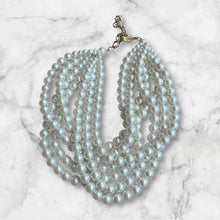 Load image into Gallery viewer, Luxury Multi Strand Pearl Statement Necklace