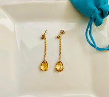 Load image into Gallery viewer, Citrine Earrings
