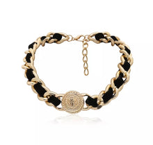 Load image into Gallery viewer, Black and Gold Necklace