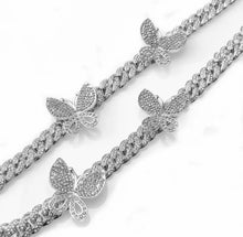 Load image into Gallery viewer, Butterfly Silver Necklace