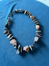 Load image into Gallery viewer, Natural Brown Stone Statement Necklace