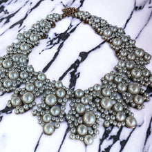 Load image into Gallery viewer, Pearl Statement Necklace