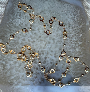 Lover's light Heart Chain Necklace