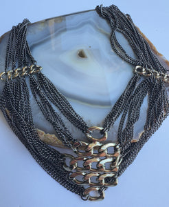 Amazonian Girl Chunky Chain Statement Necklace