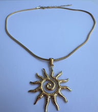 Load image into Gallery viewer, Solar Goddess Statement Necklace - Inti&#39;s Radiance
