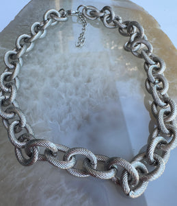 Vintage Silver Chain necklace