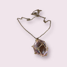 Load image into Gallery viewer, Kunzite semi precious Stone Statement Necklace