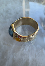Load image into Gallery viewer, Molten Amber Golden Ring