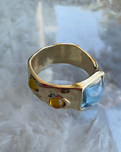 Load image into Gallery viewer, Molten Amber Golden Ring