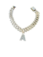 Load image into Gallery viewer, Initial &quot; A &quot; Golden Bracelet