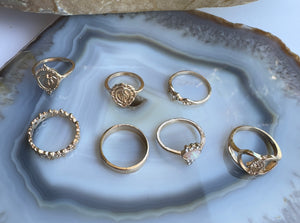 Stackable Siren Ring Set