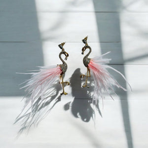 Flamingo Sparkling Earrings