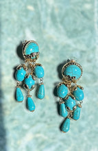 Load image into Gallery viewer, Turquoise Statement Earrings