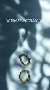 Golden Face Earrings