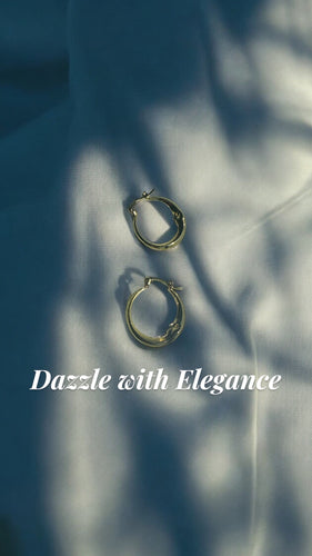 Golden Face Earrings