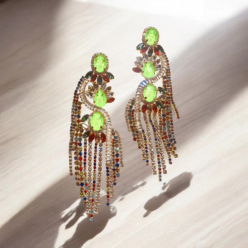 Bright and Gorgeous Rhinestone Earrings