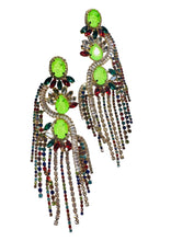 Load image into Gallery viewer, Bright and Gorgeous Rhinestone Earrings