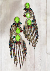 Bright and Gorgeous Rhinestone Earrings
