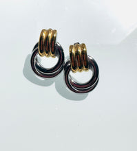 Load image into Gallery viewer, Golden and Silver Earrings