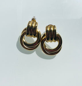 Golden and Silver Earrings