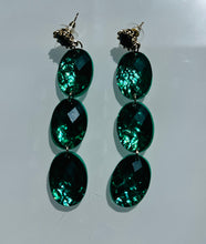 Load image into Gallery viewer, Green Statement Earrings