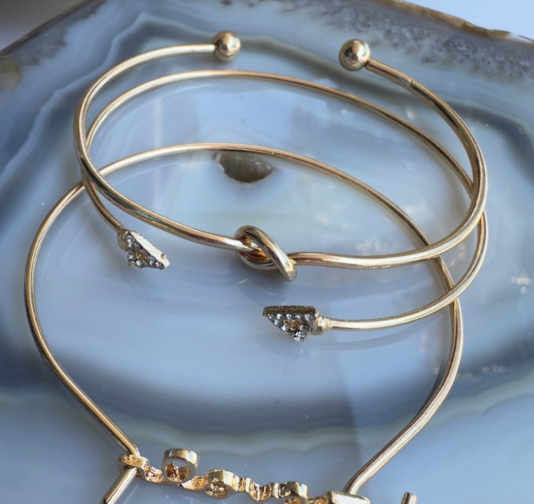 Golden Harmony Bracelet Set