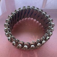 Load image into Gallery viewer, Vintage Rhinestone Art Deco Statement Bracelet