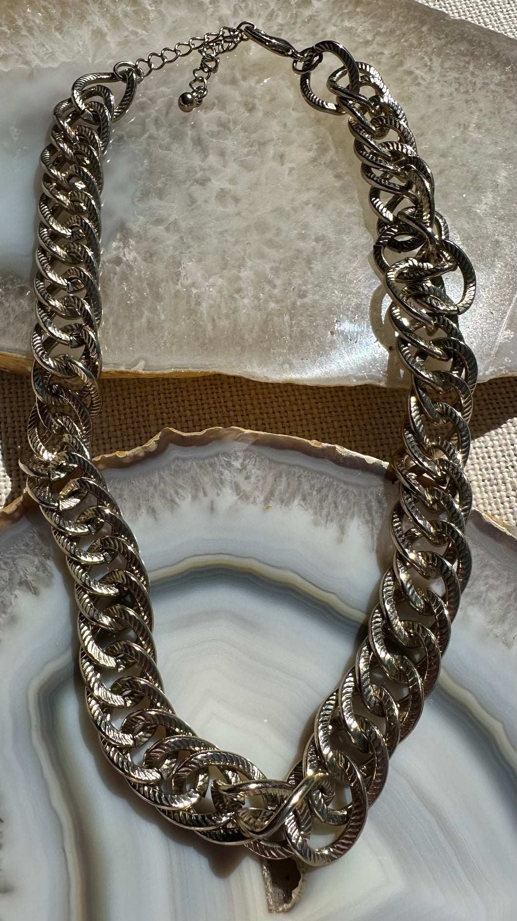 Ornate Chainlink Statement Necklace