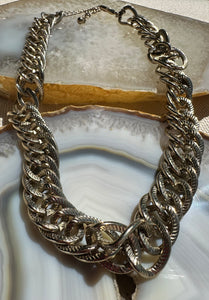 Ornate Chainlink Statement Necklace