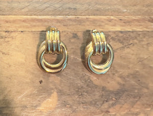 Golden and Silver Earrings