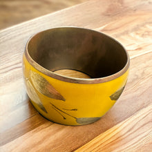 Load image into Gallery viewer, Vintage Yellow Cuff Bracelet