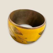 Load image into Gallery viewer, Vintage Yellow Cuff Bracelet
