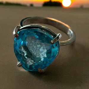 Aquamarine Ring