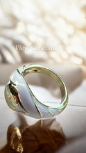 Load image into Gallery viewer, Solar Gaze Enamel Signet Ring
