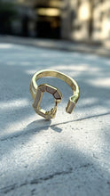 Load image into Gallery viewer, Solar Gaze Enamel Signet Ring