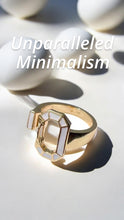 Load image into Gallery viewer, Solar Gaze Enamel Signet Ring