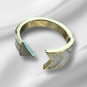 Solar Gaze Enamel Signet Ring