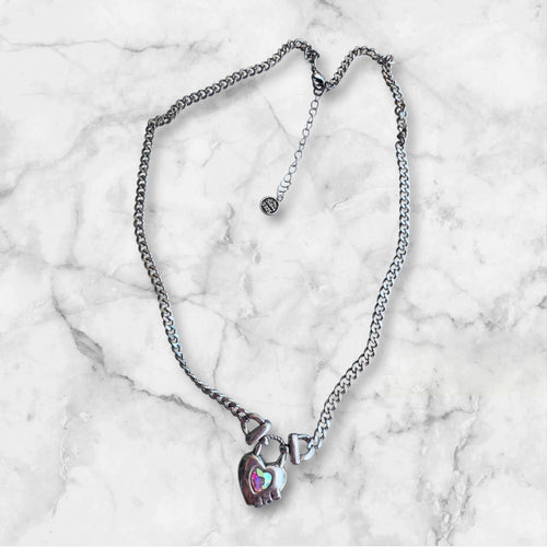Silver Heart Pendant Necklace