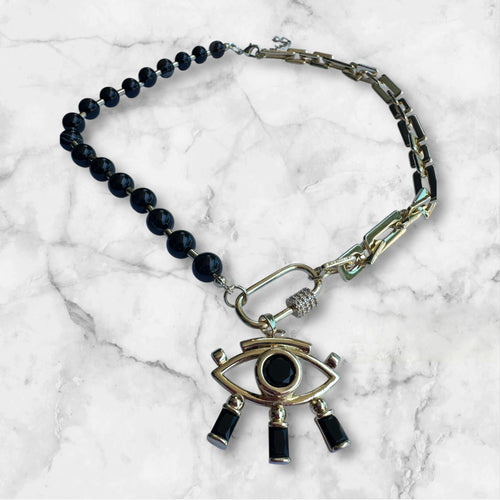 Mystic Eye Protection Necklace - Guardian of the Sacred Vision