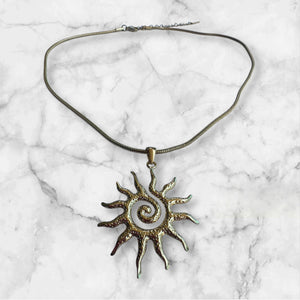 Solar Goddess Statement Necklace - Inti's Radiance