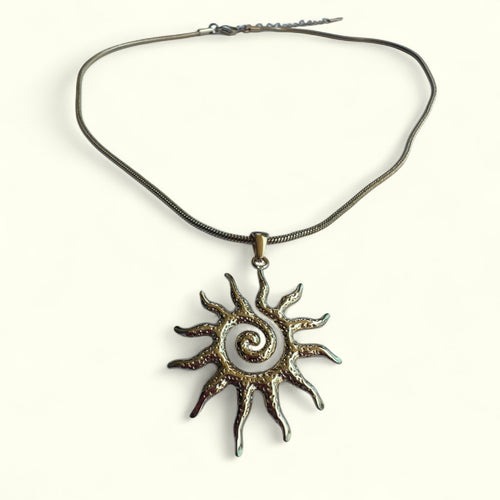 Solar Goddess Statement Necklace - Inti's Radiance