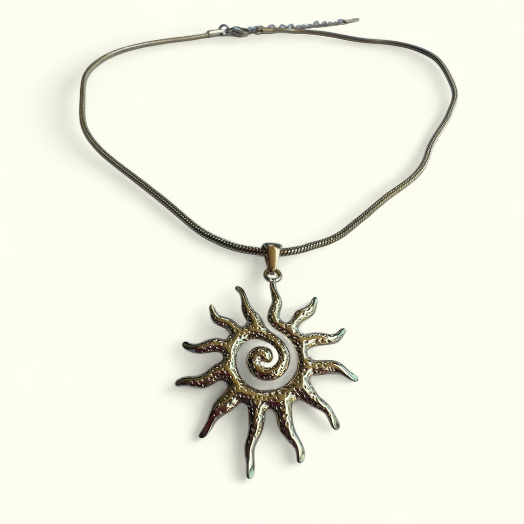 Solar Goddess Statement Necklace - Inti's Radiance